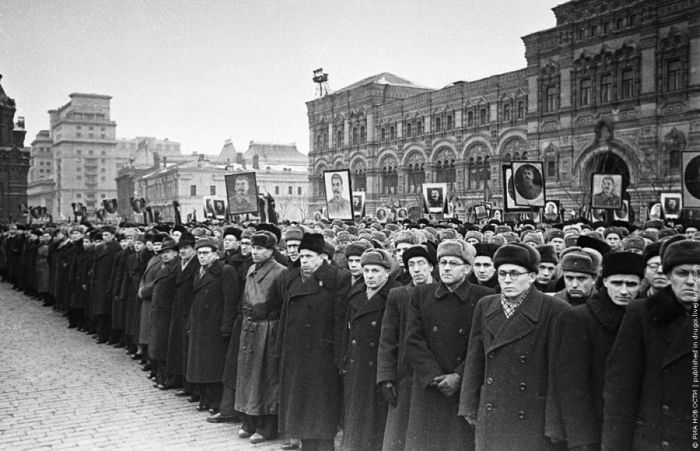 Похороны Сталина на Красной площади