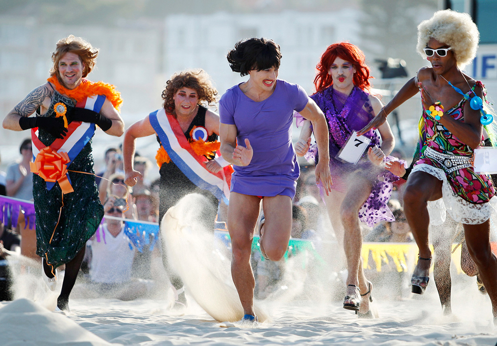 Соревнования, во время "Парада геев и лесбиянок"