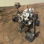 Марсоход Кьюриосити на Марсе