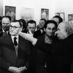 Посещение Хрущёвым выставки авангардистов