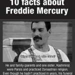 Десять малоизвестных  фактов о Фредди Меркьюри