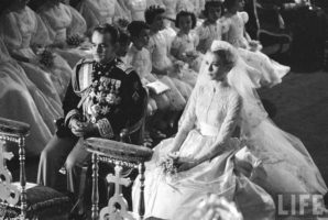 Свадьба Ренье III и Грейс Келли в 1956 году