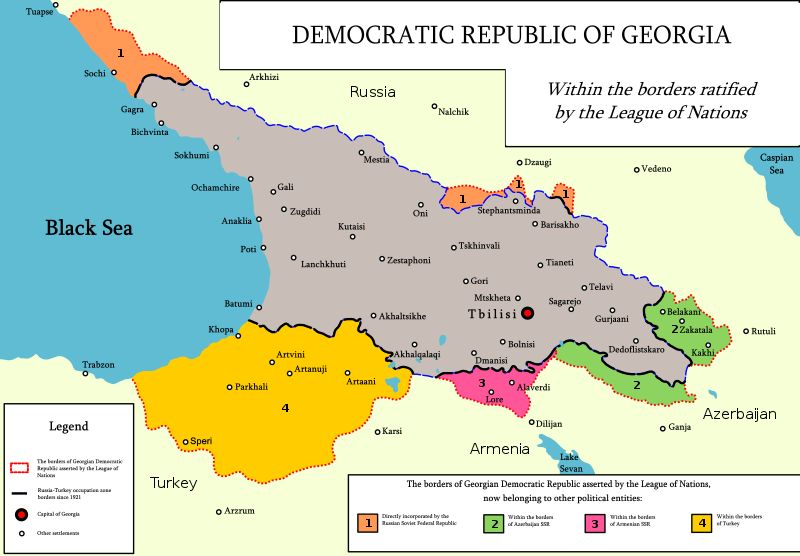 Грузинская Демократическая республика 1918 — 1921