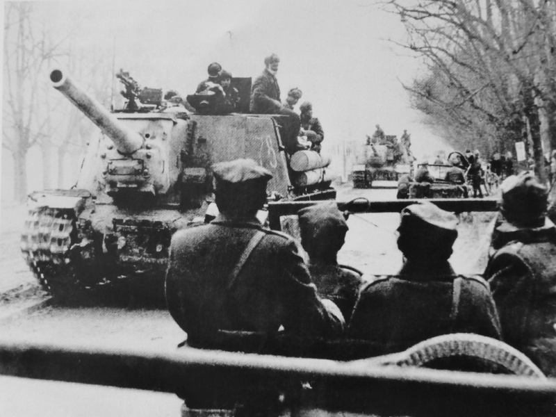 Освобождение Западной Европы советскими войсками, в 1945 году