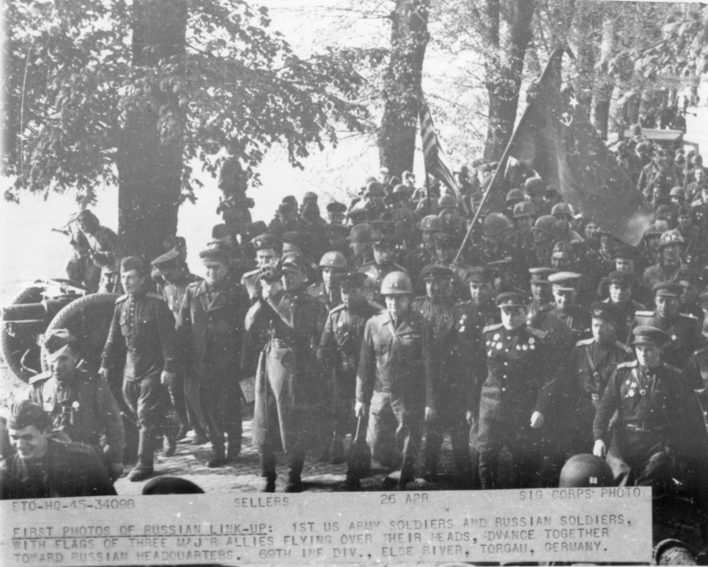 Освобождение Западной Европы советскими войсками, в 1945 году.