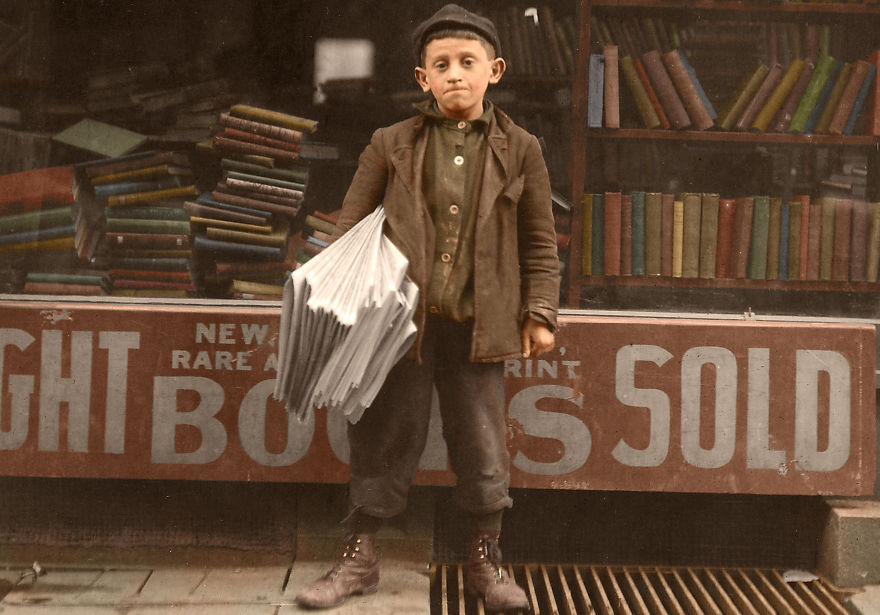 Фотографии детского труда, начала XX века