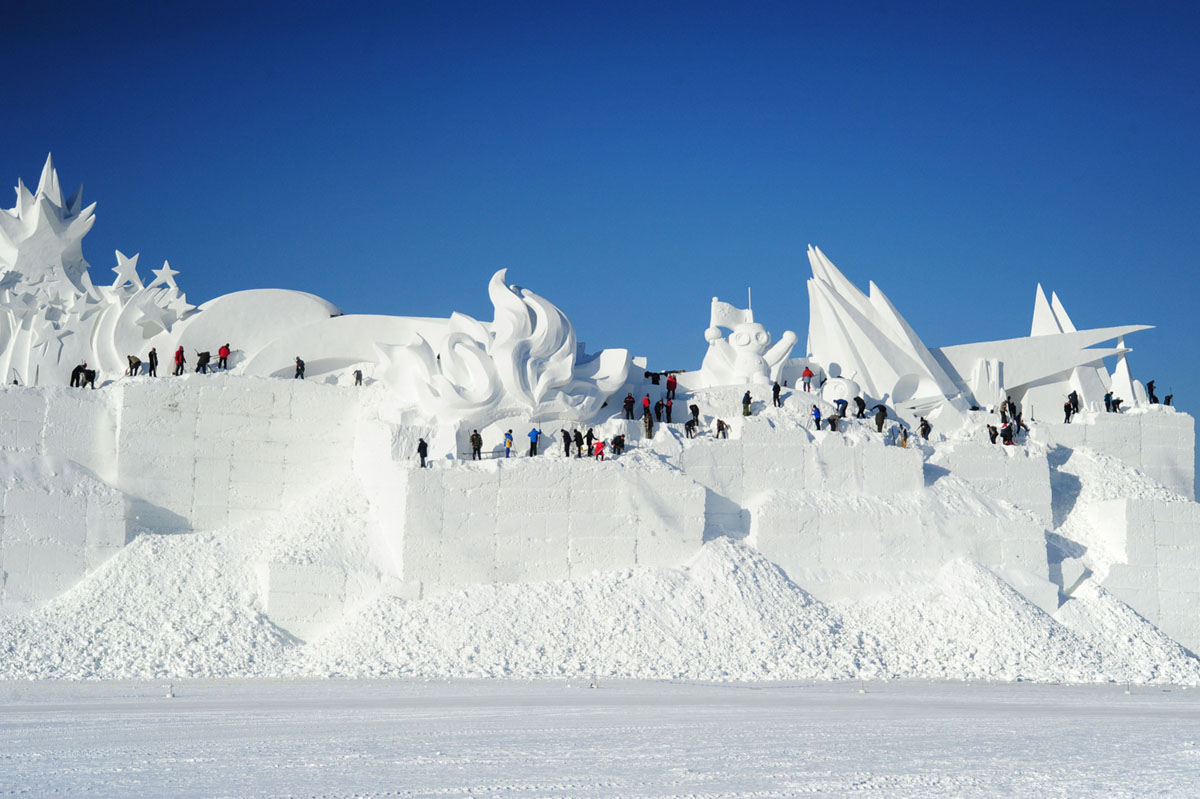 Харбинский фестиваль снеговых и ледяных фигур 2019 года