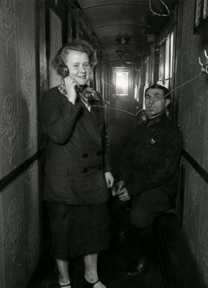Советский поезд люкс. Экспресс Москва -Тбилиси. 1935 год.