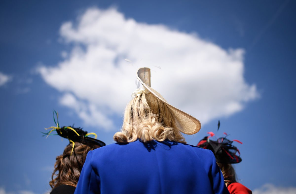 Женские шляпки на Королевских скачках в Аскоте