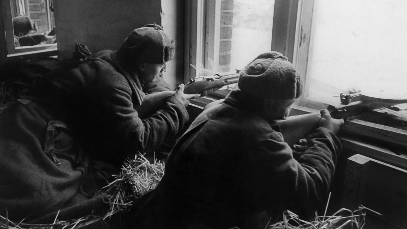 1945 год. Наступление советских войск.