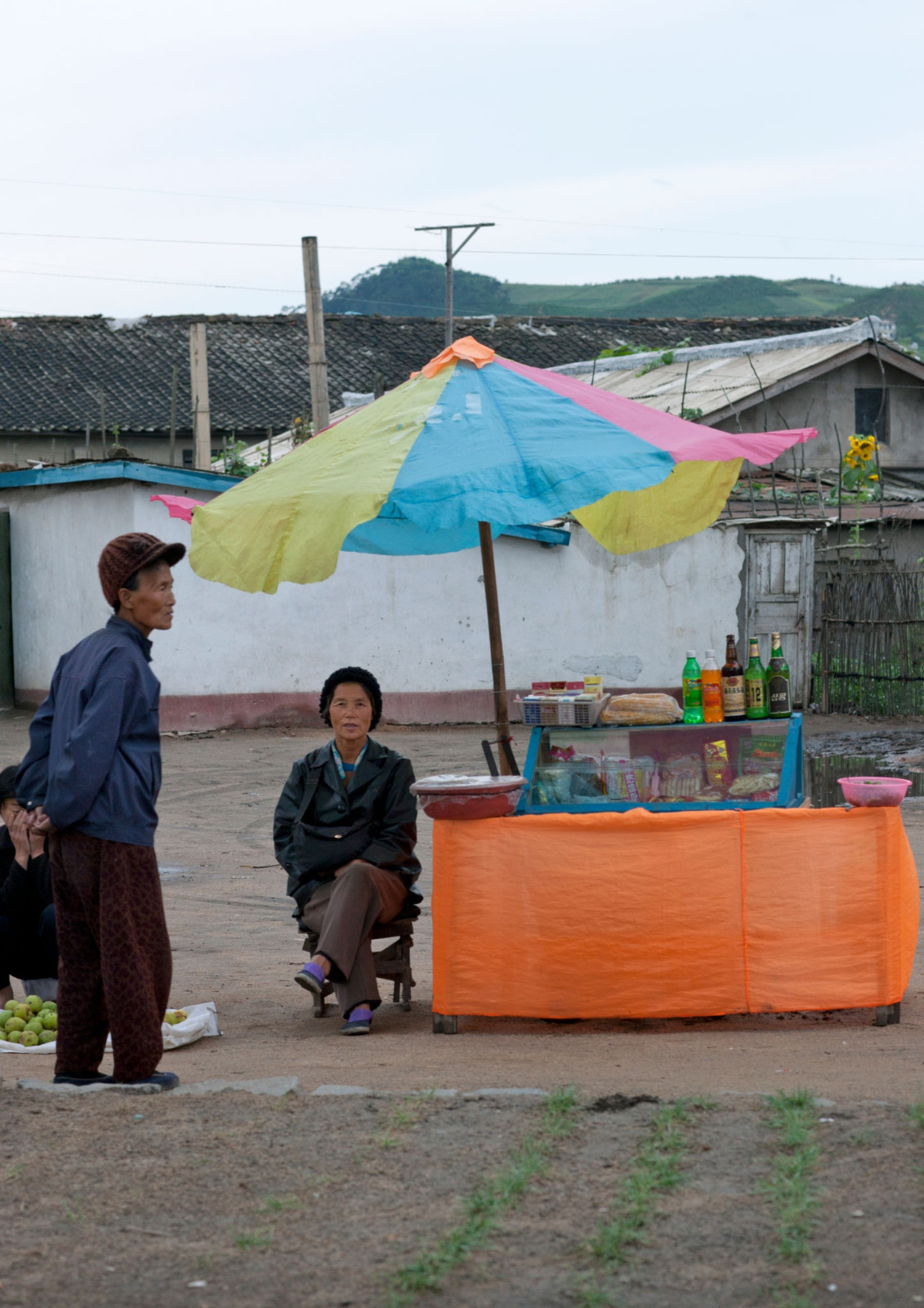 Северная Корея. Показательная деревня Чжон Пхён Ри  на снимках Эрика Лаффорга.