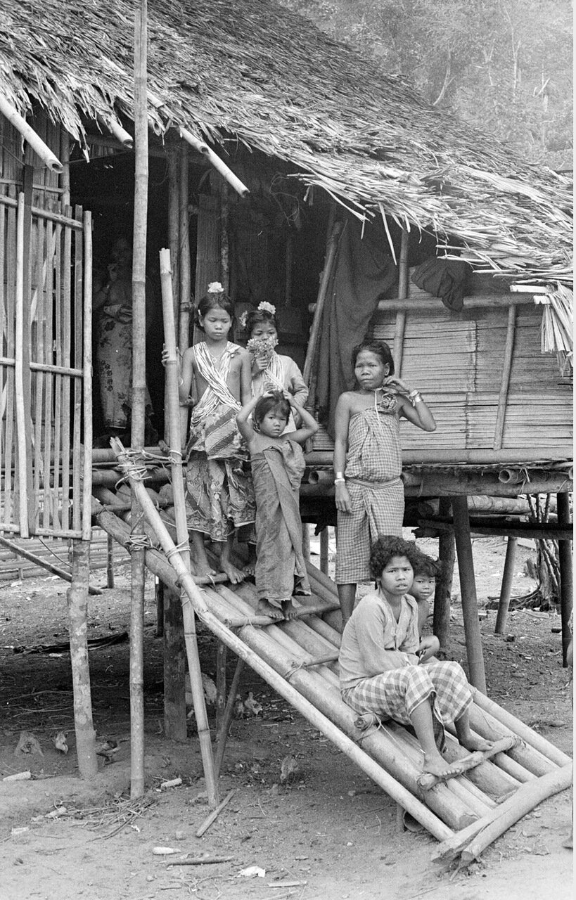 Народность семанги Малайзии. 1950 год.