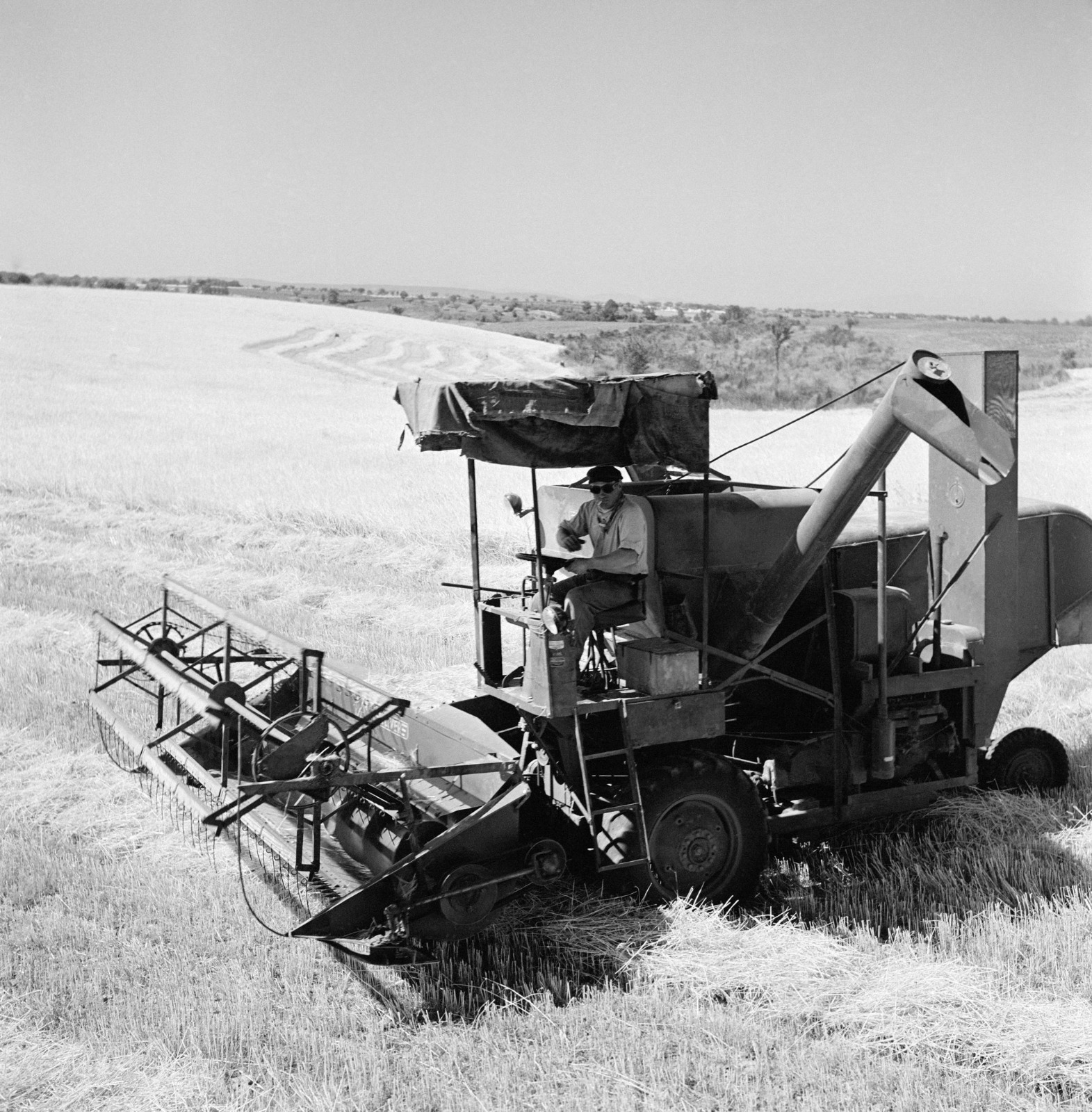 1954 год. Сельское хозяйство во Франции.