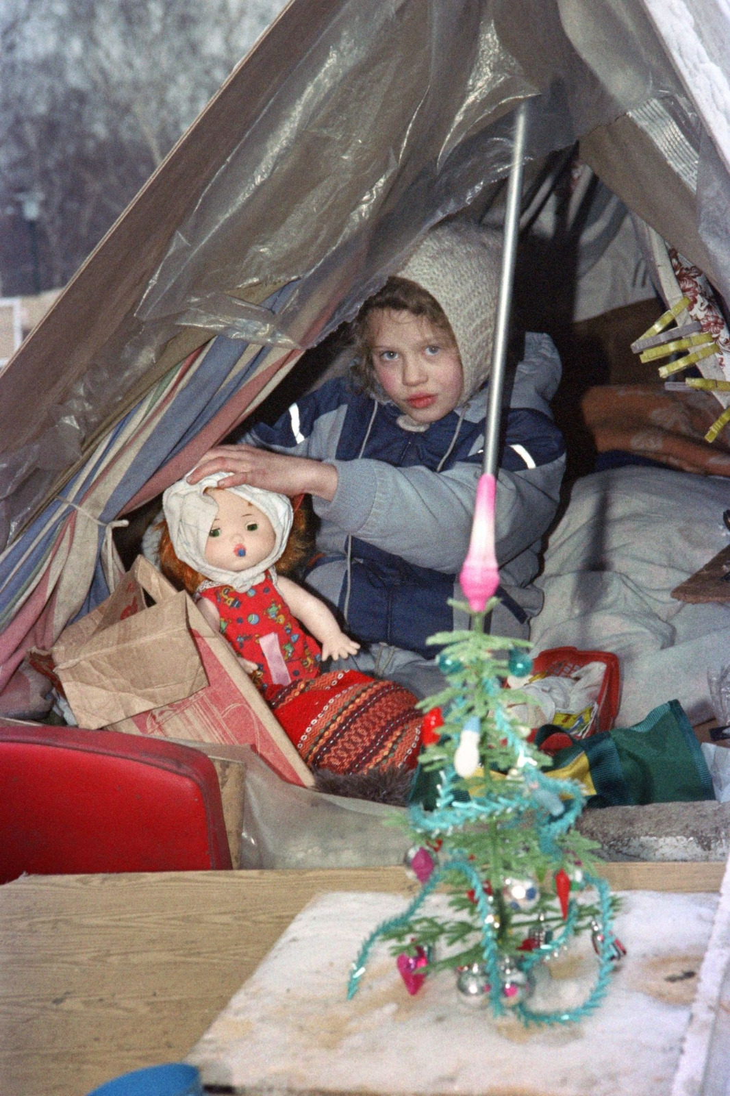 Москва в декабре 1990 года