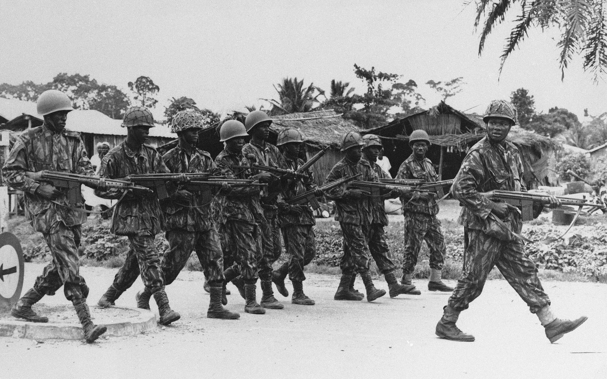 Гражданская война в Нигерии 1967 - 1970 годы.