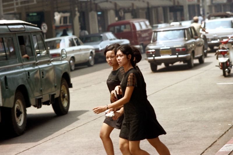 На улицах Бангкока 70-х.